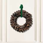 pinecone_wreath_christmas_holiday_ausable_green_brown_16inch_17inch_front_view_door