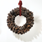 pinecone_wreath_christmas_ausable_red_brown_16inch_17inch